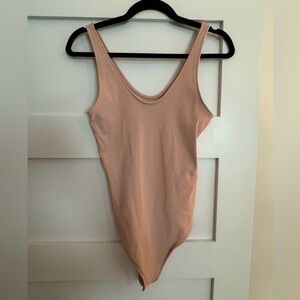 Abercrombie & Fitch Ribbed Bodysuit - Light Pink